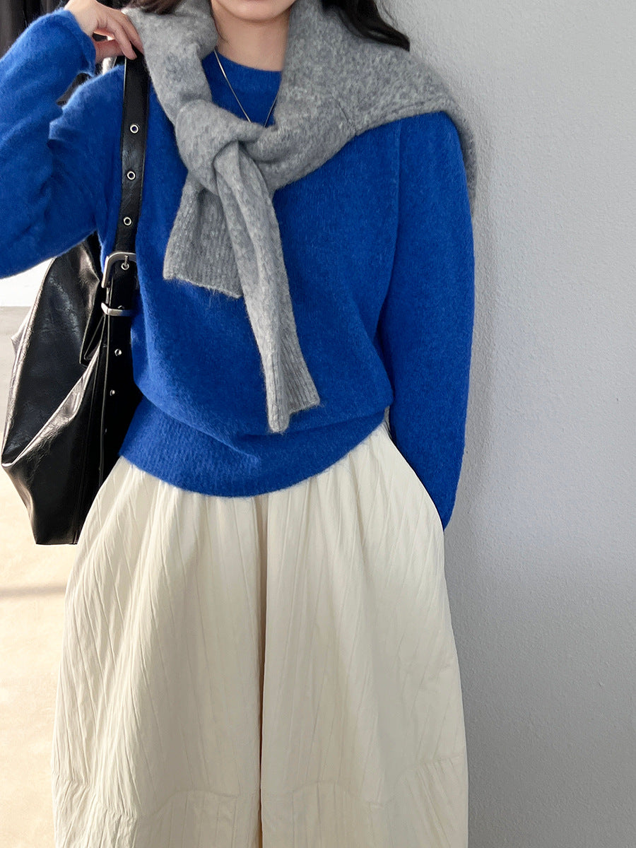 【cim5921】實拍冬季簡約保暖舒適針織毛衣（含羊毛5％）251114