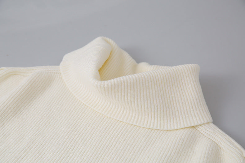 【LD11065】實拍半高領針織衫+針織背心251209