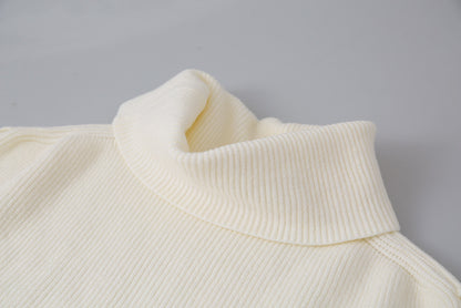 【LD11065】實拍半高領針織衫+針織背心251209