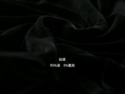 【LD3272】實拍秋冬絲絨假兩件小荷葉長袖襯衫251020