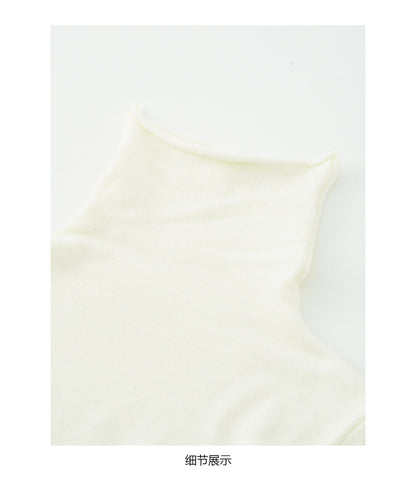 【H5481】實拍基礎6色堆堆領毛針織T恤251109