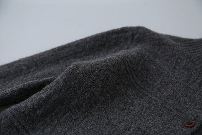 【LD11037】實拍高領開衫針織毛衣251202