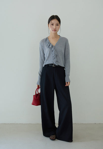 【LD11178】實拍韓系慵懶鬆弛感☁️百搭高腰水洗直筒休閒寬褲260317