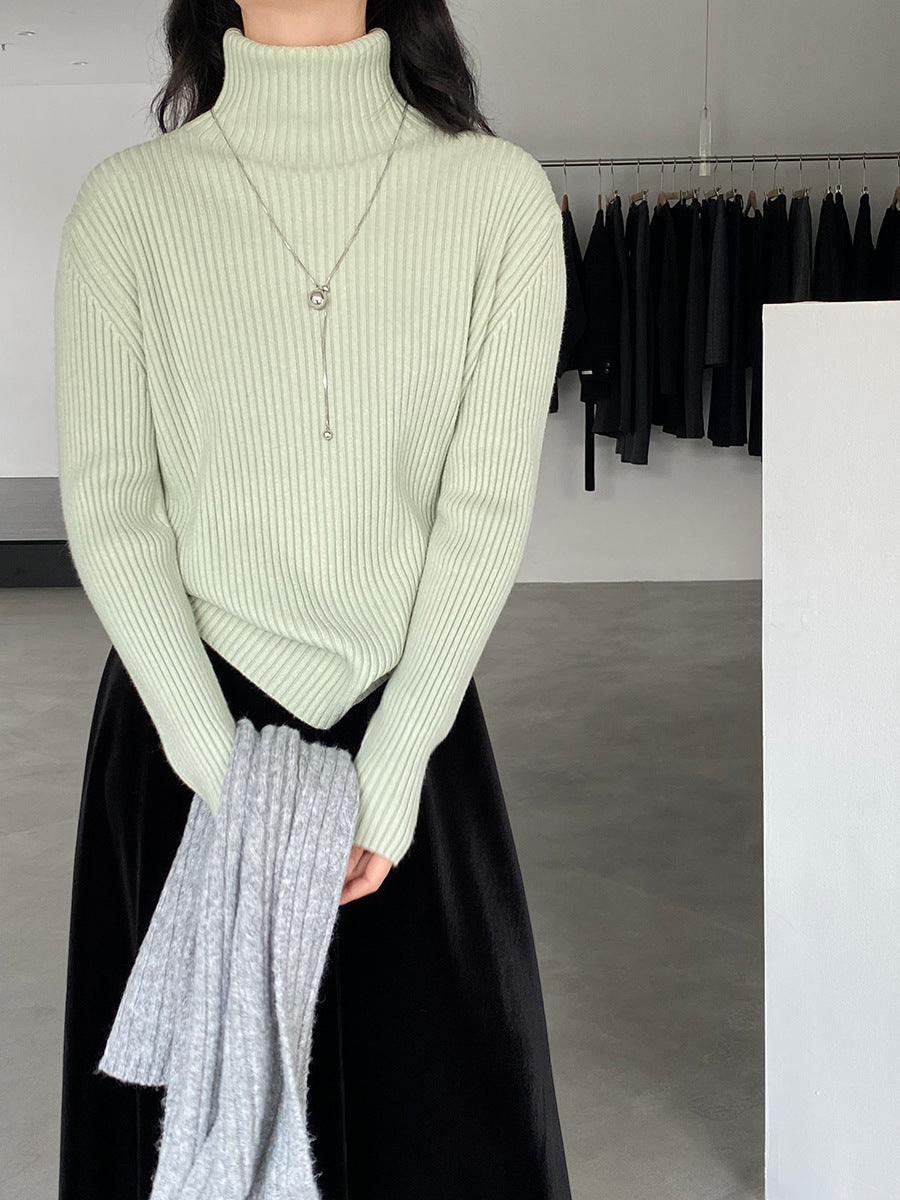 【cimz1388】實拍高領加厚高級感針織毛衣251128