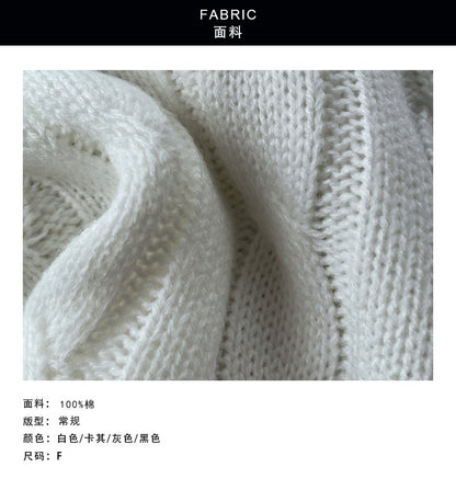 【cimYL261】老錢風・麻花立領雙拉鍊針織短袖背心260828