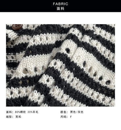 【cimMB776】 初春必備！韓版寬鬆顯瘦V領針織衫260306