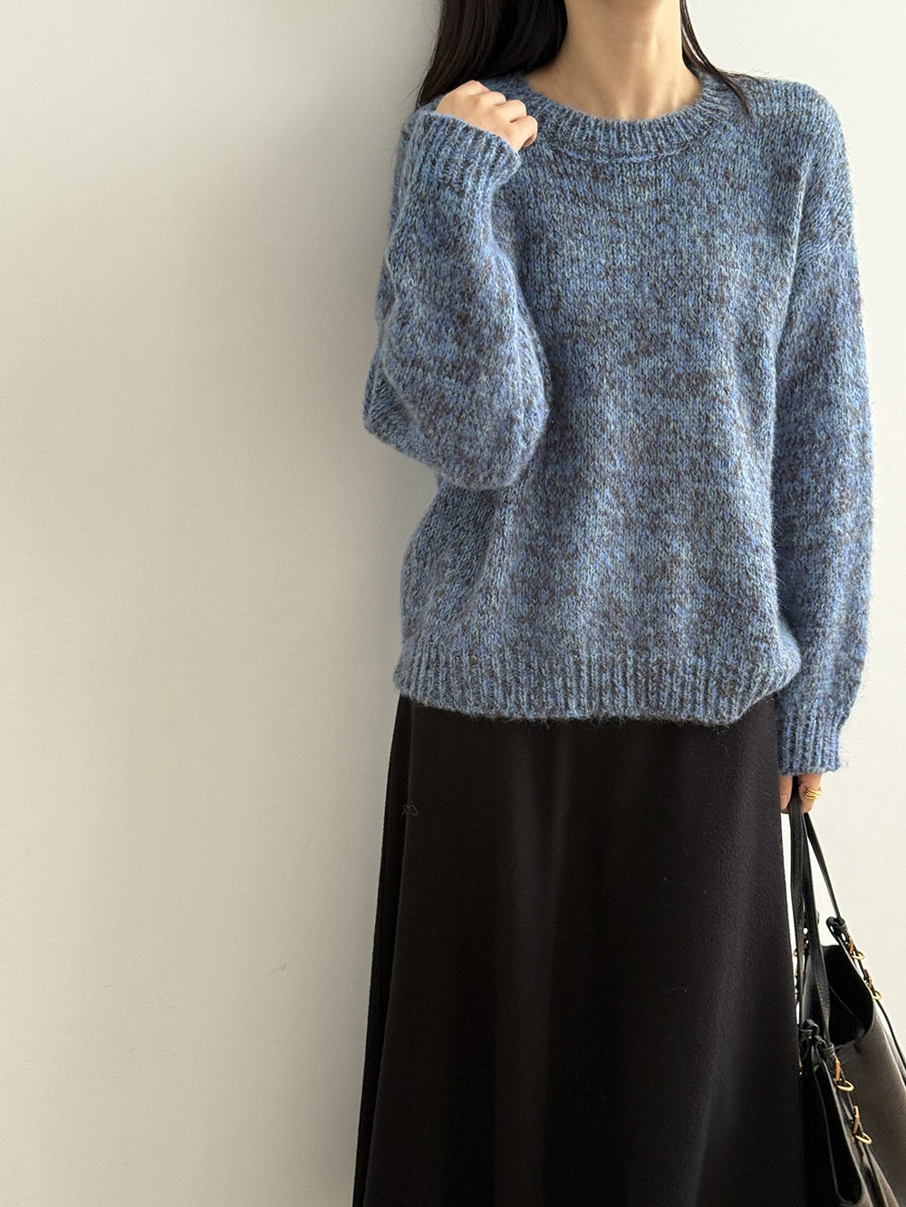 【Y2530】實拍冬季雜色古着針織毛衣(含羊毛6%)251106