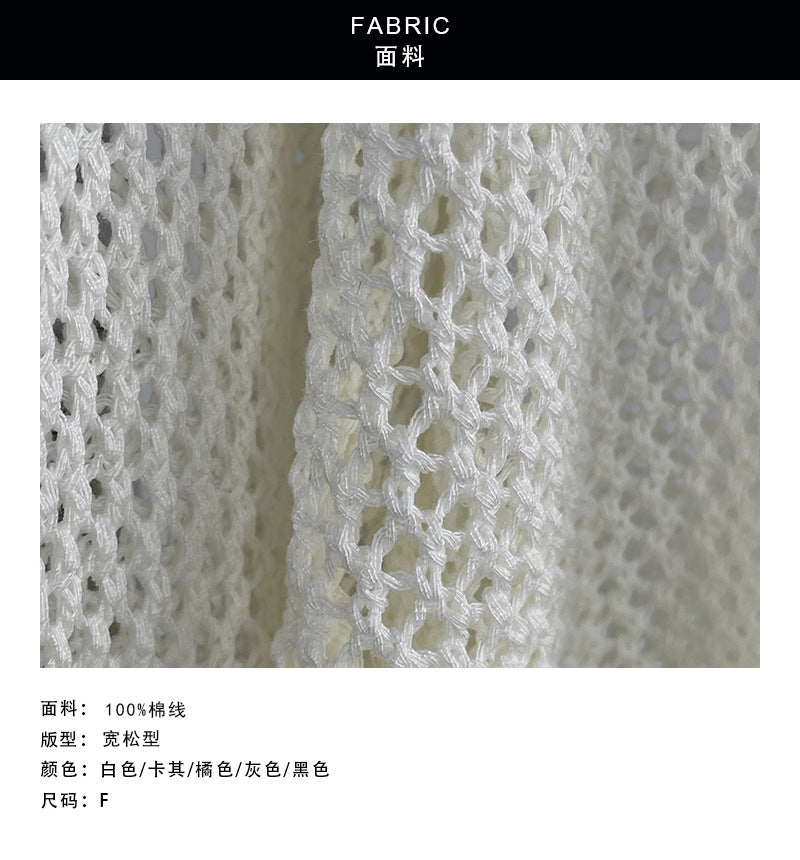 【cimYL668】實拍韓系慵懶休閒☁️氣質圓領鏤空拉鍊短版針織小外套

260402