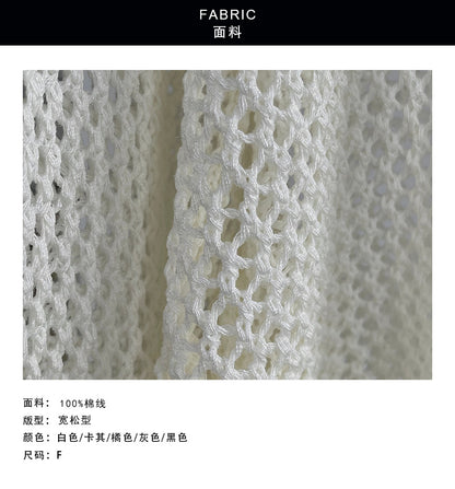 【cimYL668】實拍韓系慵懶休閒☁️氣質圓領鏤空拉鍊短版針織小外套

260402