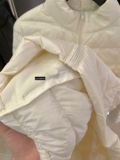 【L1189】實拍M~XL檸檬秋冬輕薄好收納立領保暖白鴨絨外套251117