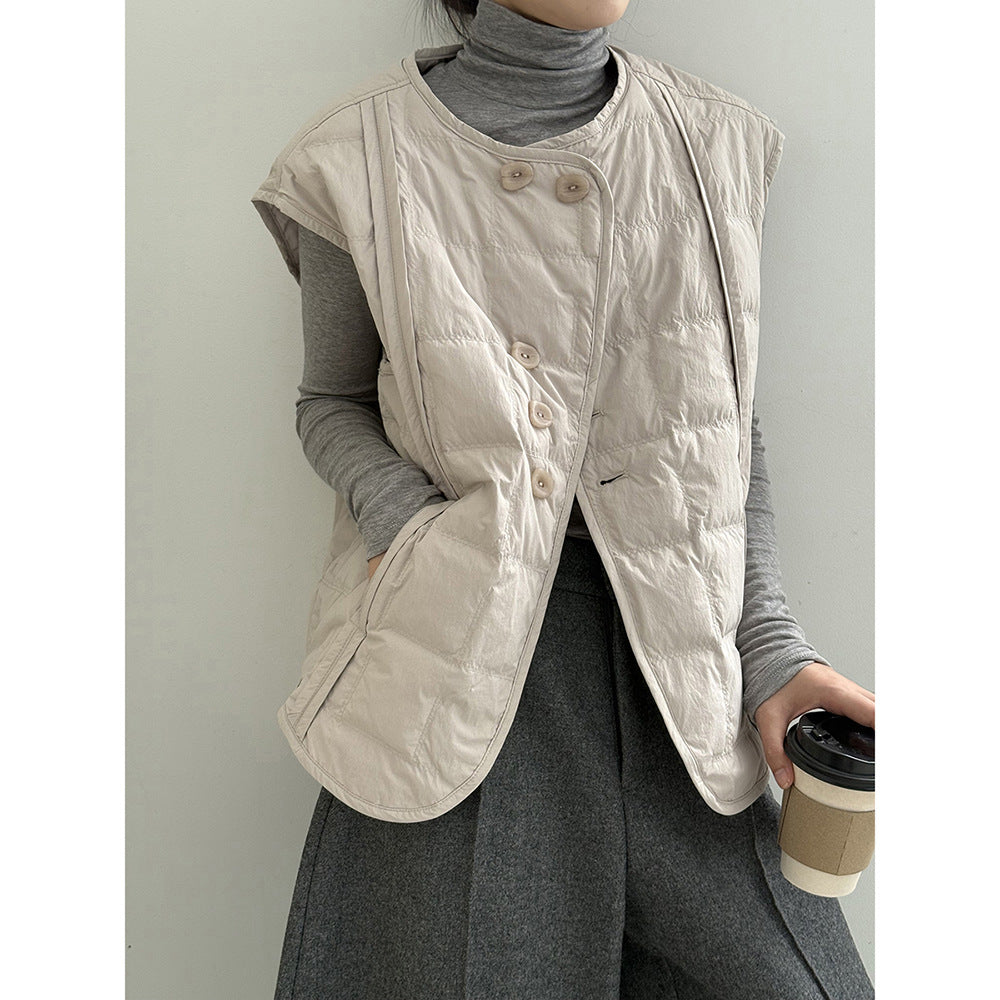 【Y82633】實拍輕暖羽絨背心（含90％白鴨絨）251016