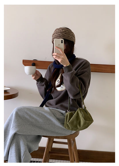 【H5508】實拍M~XL懶懶加厚奧粒絨舒適休閒彎刀褲型251118