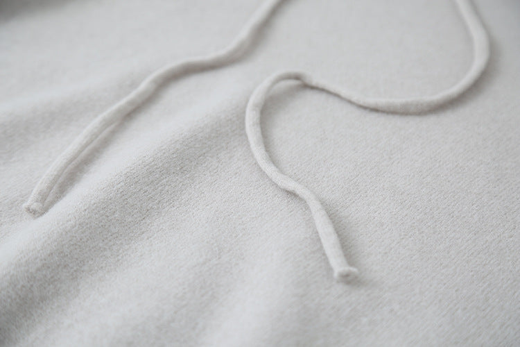 【LD3294】實拍慵懶復古立領羊駝絨針織衫251103