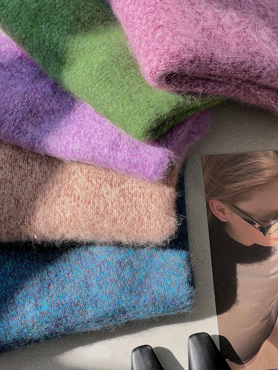 【cimz1373】實拍黑標奢柔雲朵 95羊毛5羊絨慵懶加厚針織毛衣251128