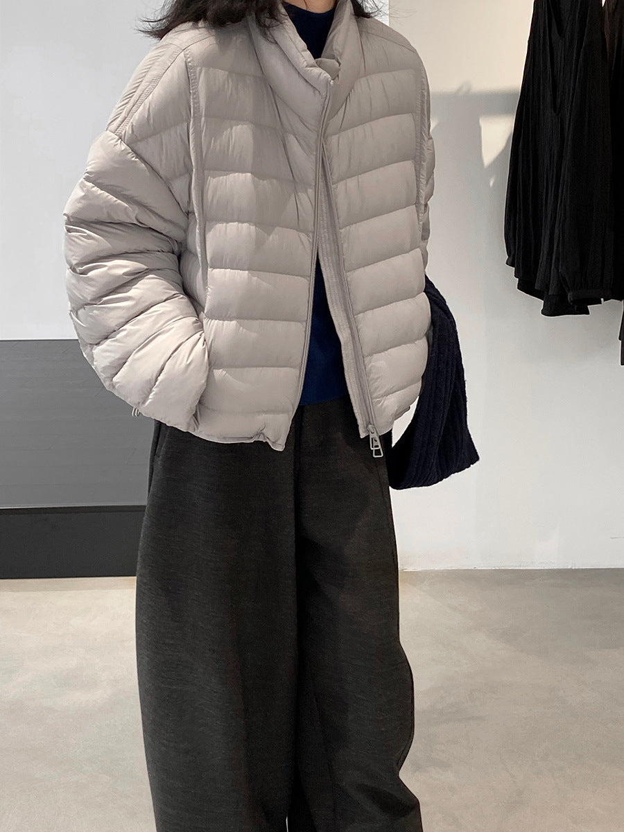 【cimz6383】實拍高領寶款排骨白鴨絨外套（白鴨絨90）251120