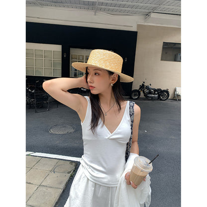 【H5255】實拍夏天修身無袖針織背心250513