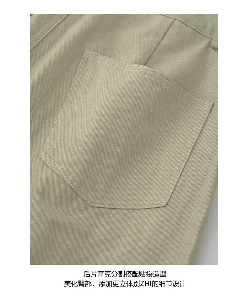 【H5420】實拍法式高級感低腰七分裙褲250909