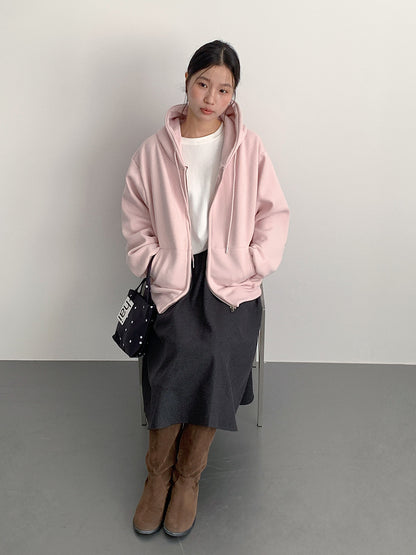 【LD11034】實拍毛呢超顯瘦保暖高腰大裙擺a字裙251124