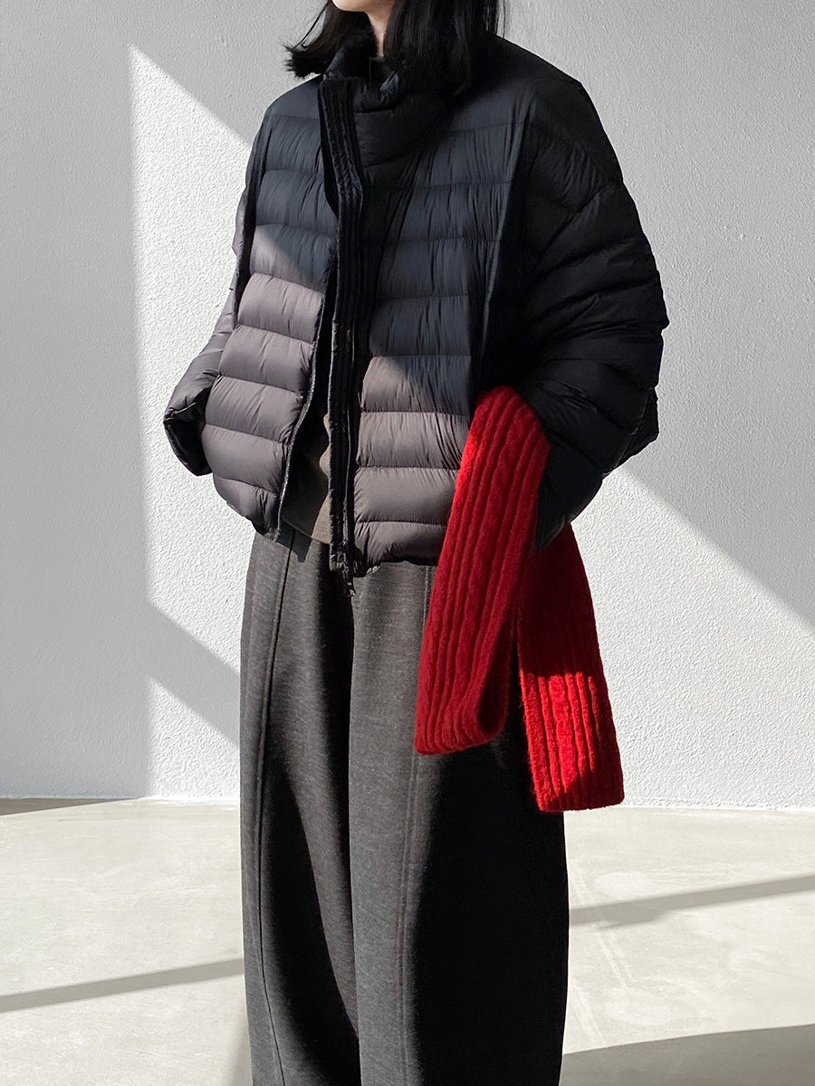 【cimz6383】實拍高領寶款排骨白鴨絨外套（白鴨絨90）251120