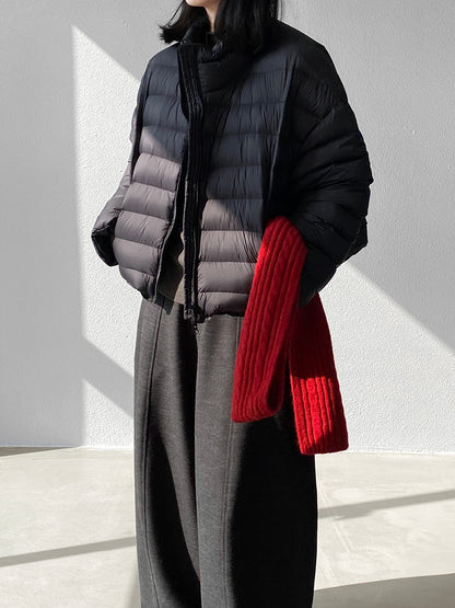 【cimz6383】實拍高領寶款排骨白鴨絨外套（白鴨絨90）251120