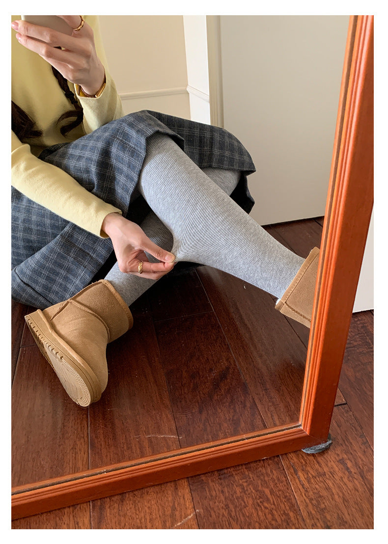 【H5504】實拍高腰收腹彈性超顯瘦連腳內搭褲一般款/加厚款251118