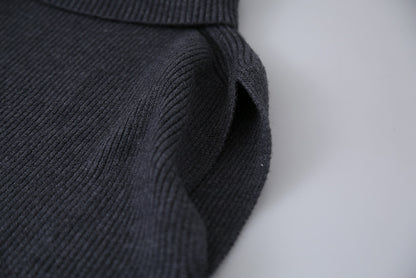 【LD11065】實拍半高領針織衫+針織背心251209