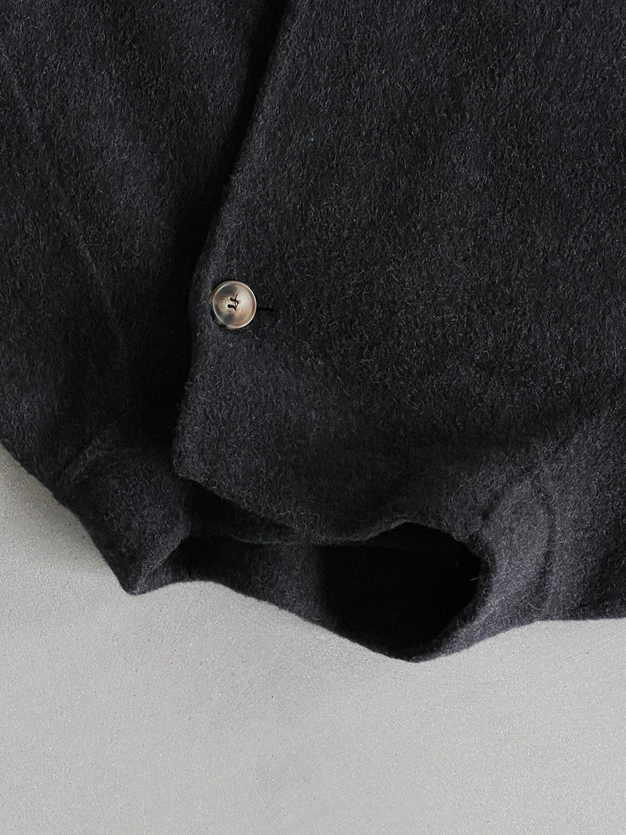 【cimzD6616】實拍高級大氣款雙面羊毛呢廓形外套大衣（100羊毛）251120