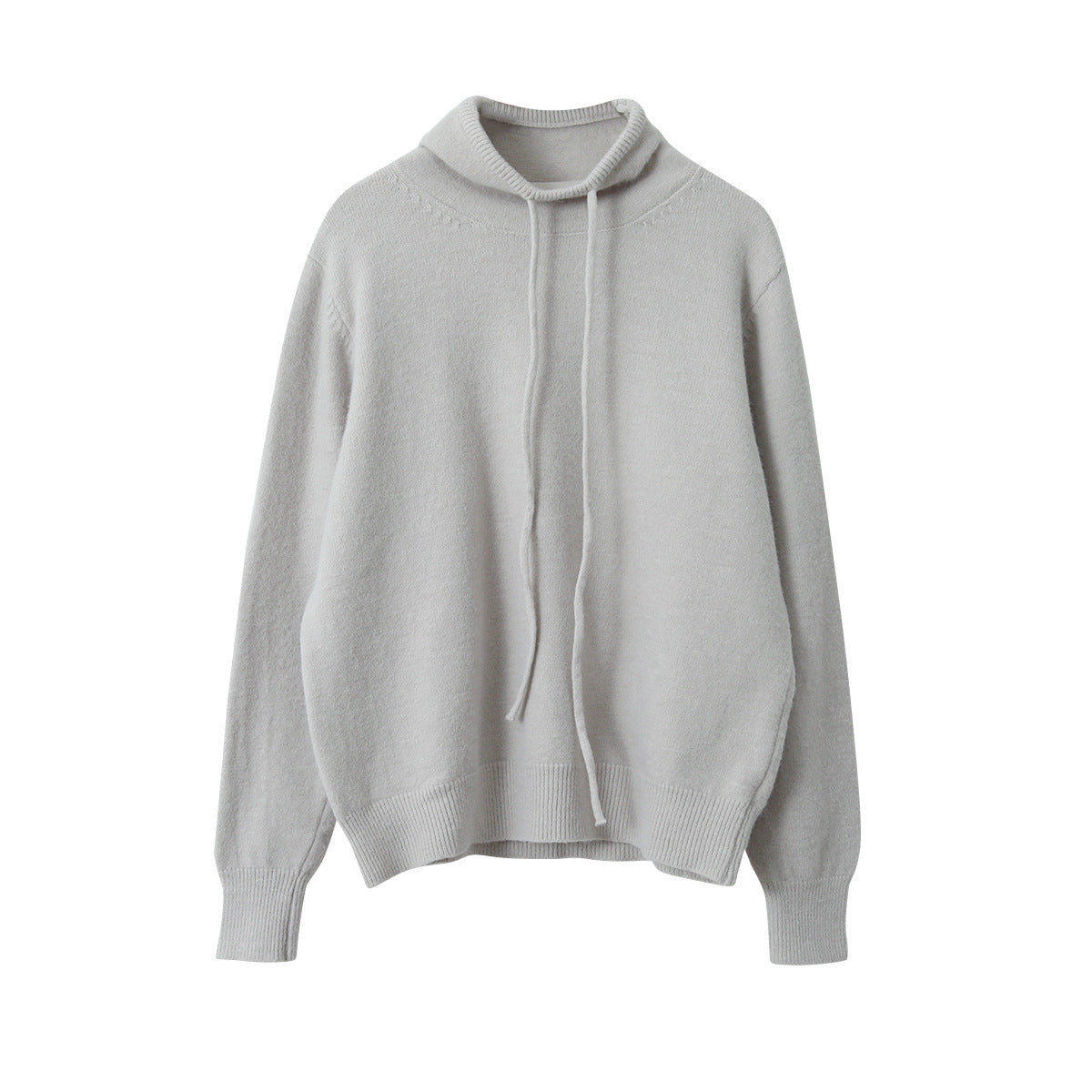 【LD3294】實拍慵懶復古立領羊駝絨針織衫251103