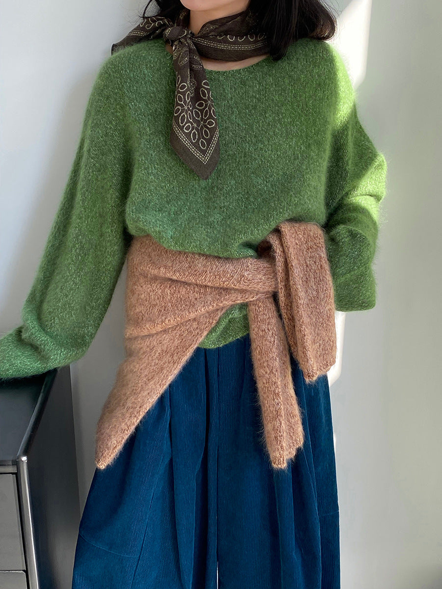 【cimz1373】實拍黑標奢柔雲朵 95羊毛5羊絨慵懶加厚針織毛衣251128