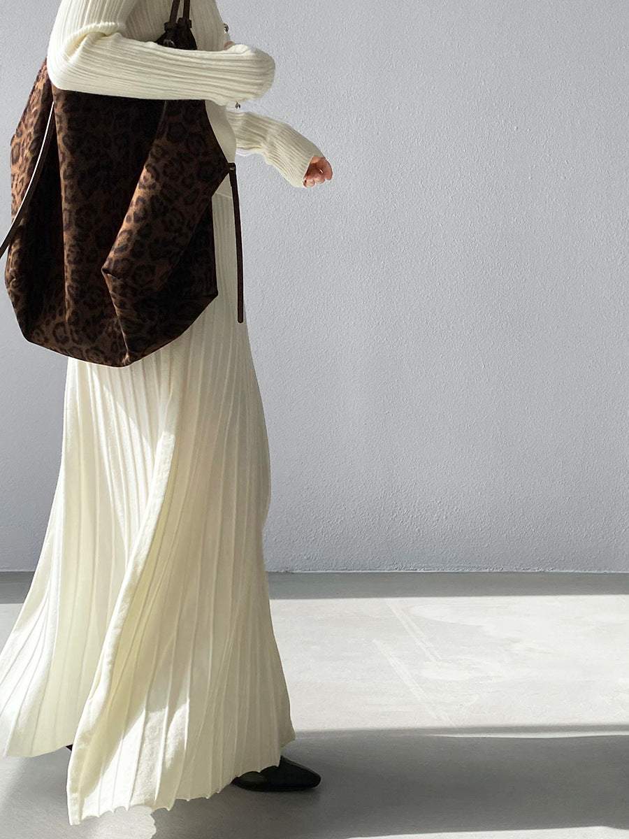 【cimz100789】實拍法式高級感收腰顯瘦針織衫＋針織長裙(分開下單）251120