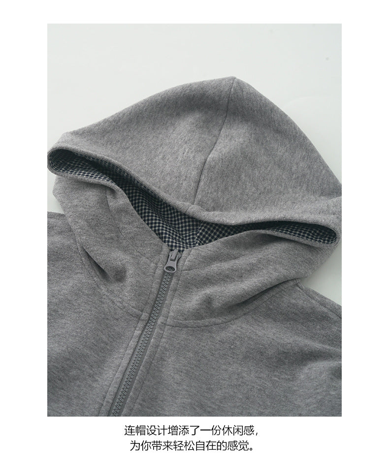 【H5395】實拍韓式連帽衞衣＋直筒衞褲＋屁簾(分開下單） 250902