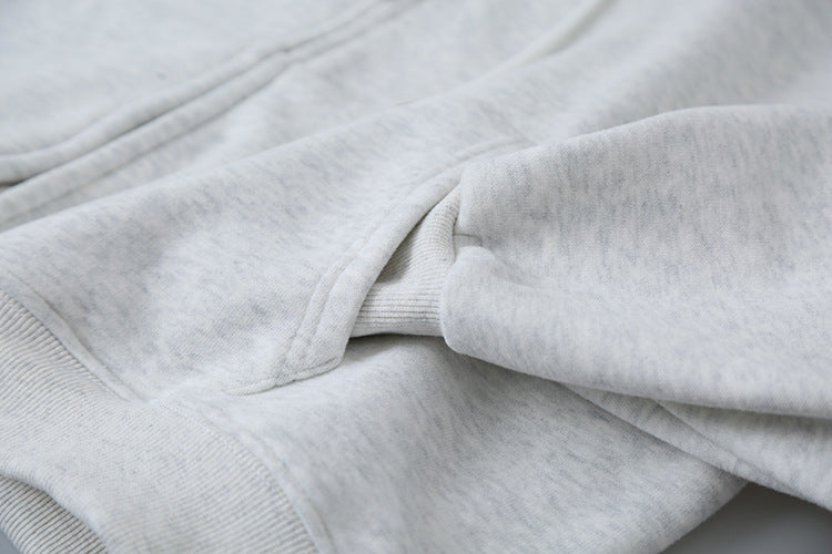 【LD11030】實拍冬季慵懶加絨加厚連帽衞衣外套251124