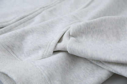 【LD11030】實拍冬季慵懶加絨加厚連帽衞衣外套251124