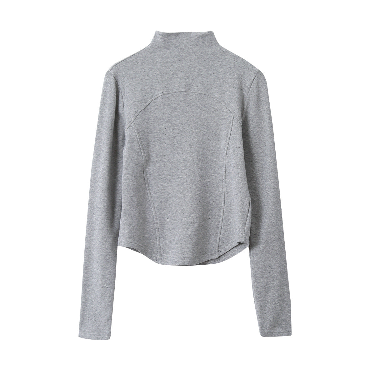 【LD11041】實拍羊绒簡約高領長袖T恤251202