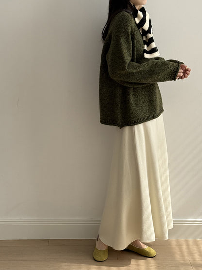 【Y276】實拍冬季軟糯慵懶保暖針織毛衣（棉羊毛10%)251106