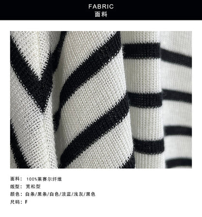 【cimYL635】實拍氣質女神微性感✨設計感垂墜領斜肩蝙蝠短袖針織上衣260402