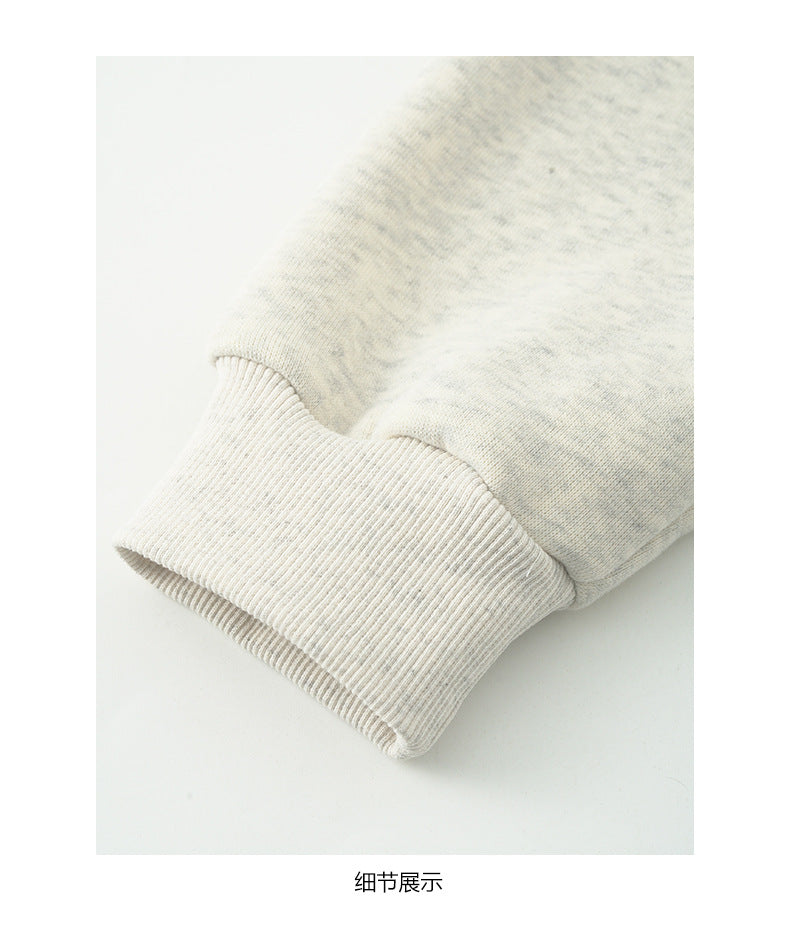 【H5496】實拍韓系小狗印花加絨厚棉衛衣251118