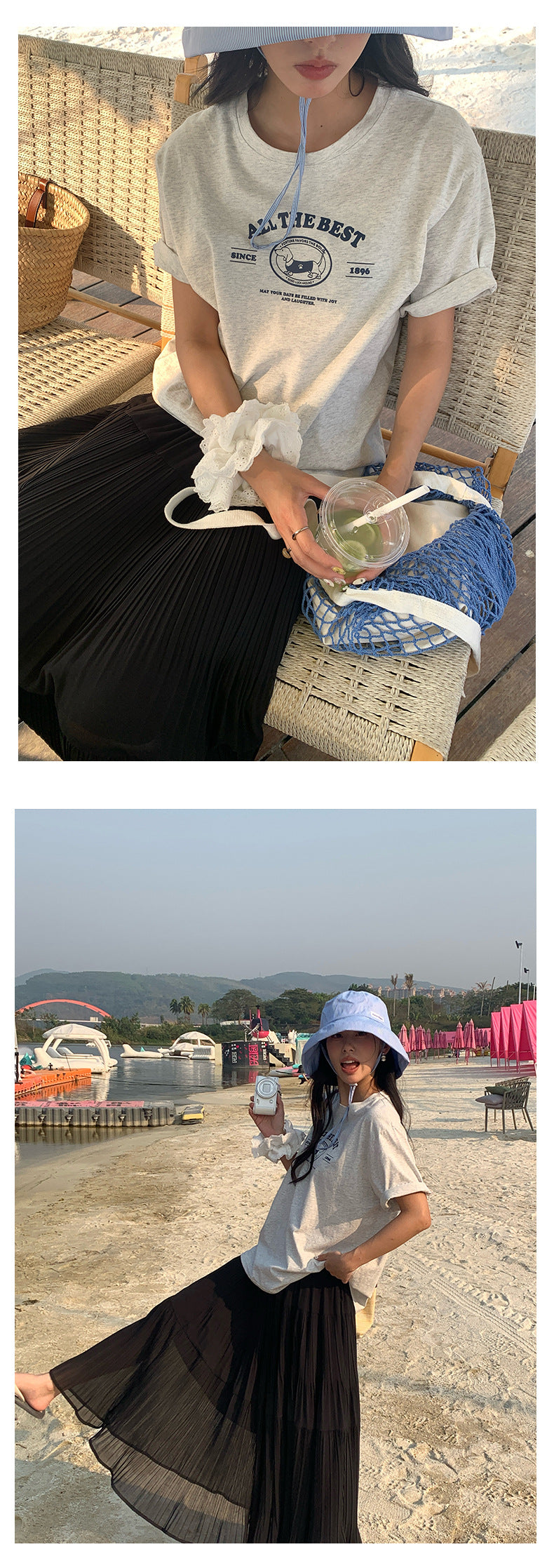 【H5124】實拍夏天舒適純棉短袖T恤250317