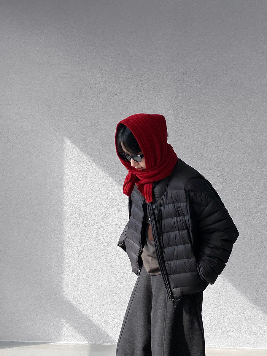 【cimz6383】實拍高領寶款排骨白鴨絨外套（白鴨絨90）251120