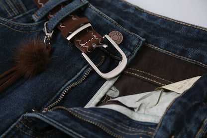 【LD11073】實拍S~XL保暖加絨加厚高腰直筒牛仔褲251209