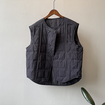 【Y82633】實拍輕暖羽絨背心（含90％白鴨絨）251016