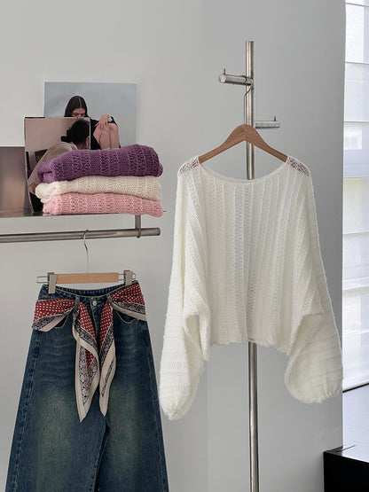 【cim0628】實拍温柔慵懒寬鬆針織薄罩衫（20羊毛）251114