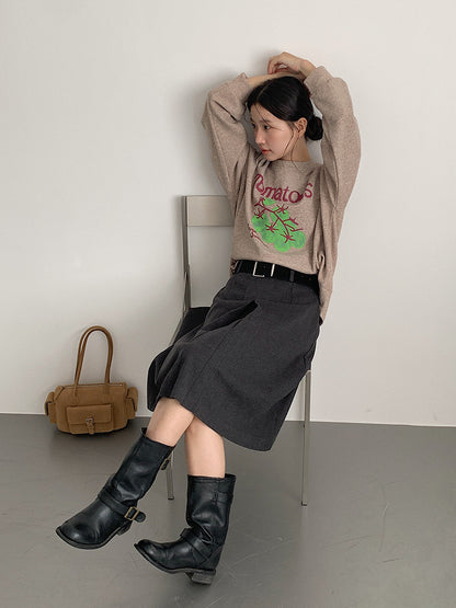 【LD3292】實拍秋冬字母印花加絨衞衣251103