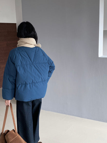 【cimz1010】實拍冬日温暖加厚90％白鴨絨羽絨外套大衣251128