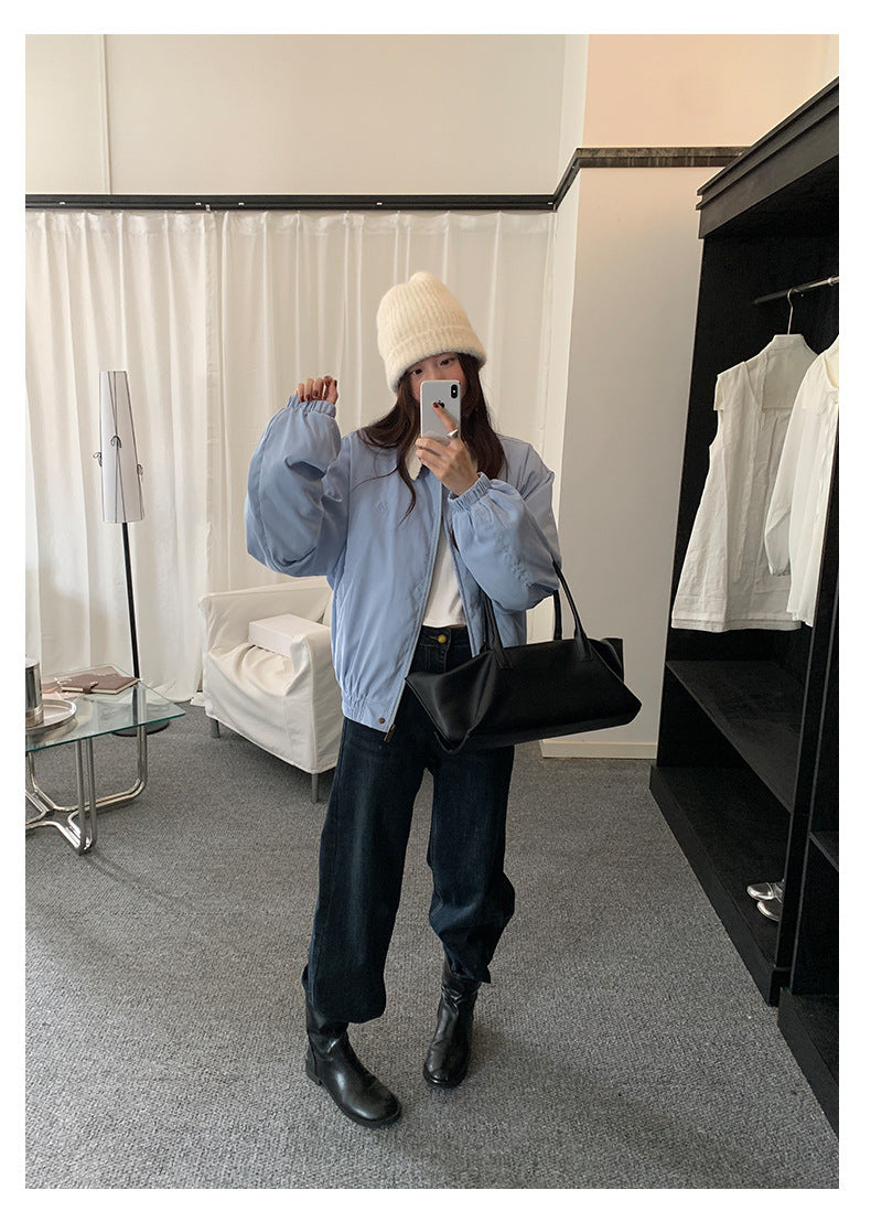 【H5489】實拍復古鋪棉保暖風衣外套251109