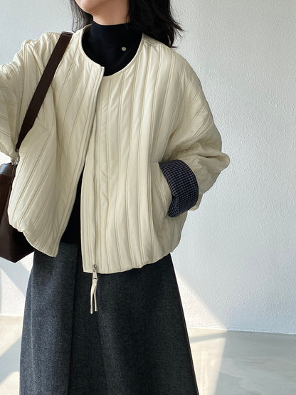 【cimz1706】實拍韓系氣質清新輕薄款棉服外套251120