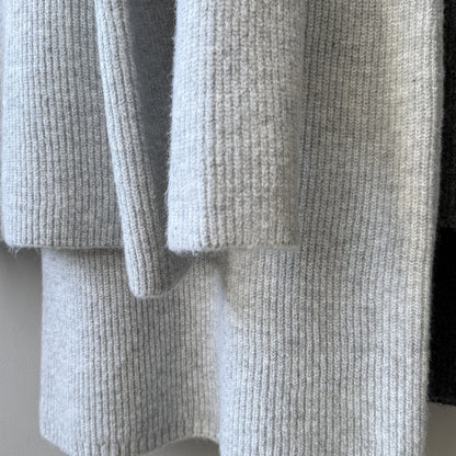 【YP680】 實拍深V慵懶毛衣＋針織長裙(含羊6%) 套裝251023