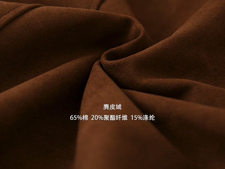 【LD3298】實拍冬季必備厚款短款麂皮絨機車外套251103