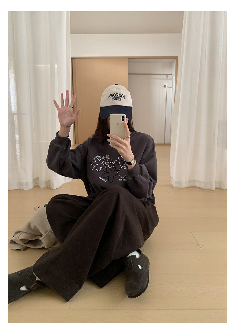 【H566】實拍秋冬高腰斜紋棉挺版西裝長褲（後鬆緊腰）251021