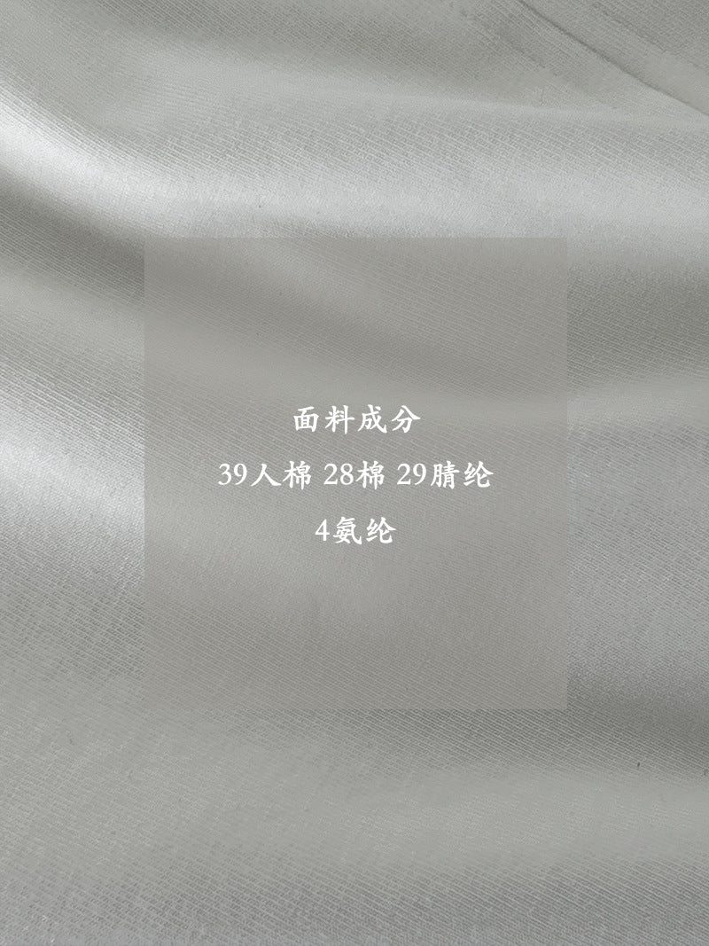 【cimz6565】韓系時髦設計感✨不規則綁帶收腰顯瘦百搭短袖T恤上衣260612